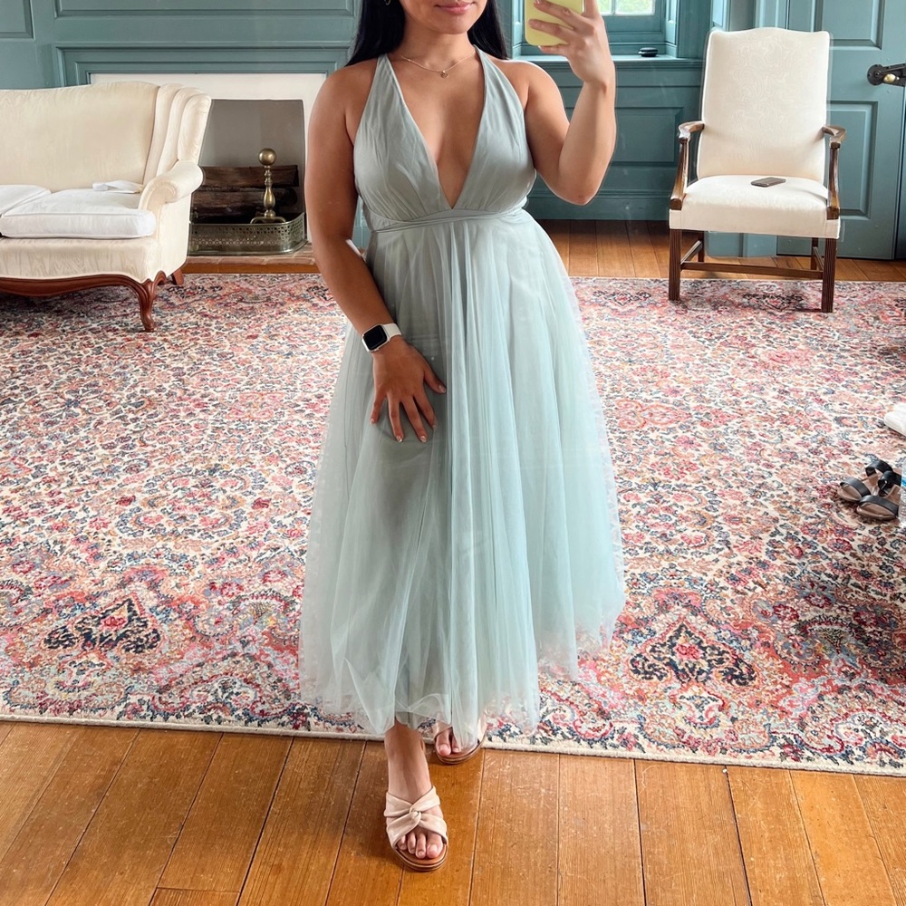 Hello Molly Summer Cinderella Sage Tulle Dress
